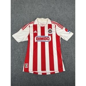 Adidas Chivas de Guadalajara 12/13 Home Football Shirt Mens Medium Soccer Jersey